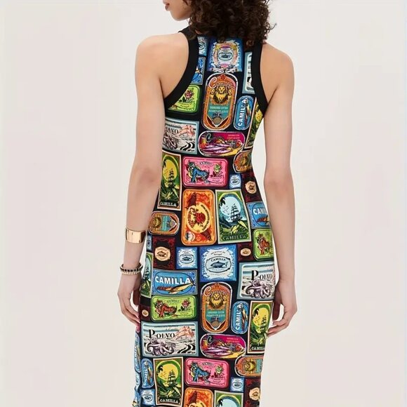 Sleeveless Bodycon Pencil Midi Dress - Picture 4 of 6